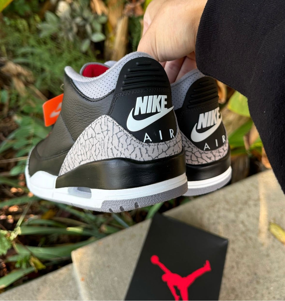 AIR JORDAN 3 BLACK CEMENT