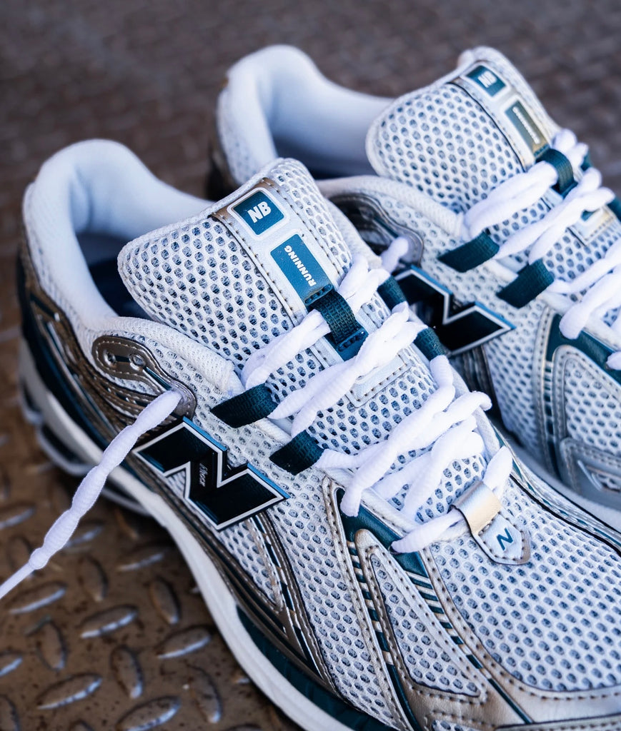 NEW BALANCE 1906 TRAINERS WHITE SILVER ICE BLUE