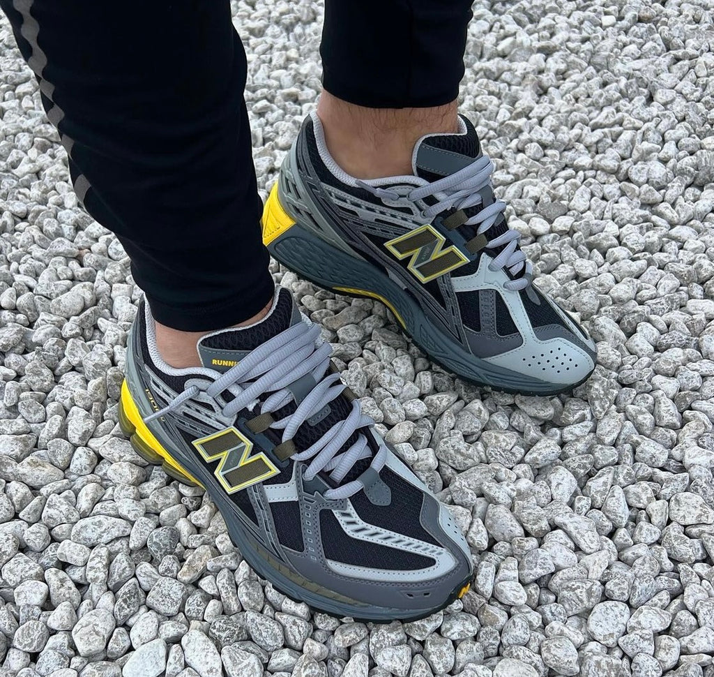 NEW BALANCE UTILITY 1906 TRAINERS GREY YELLOW
