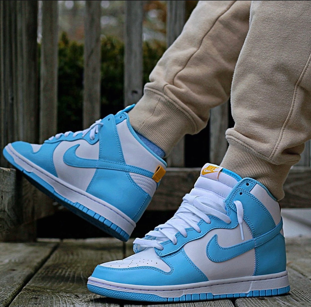 NIKE DUNK HIGH SKY BLUE WHITE