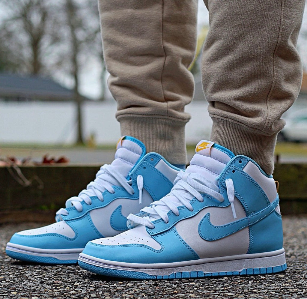 NIKE DUNK HIGH SKY BLUE WHITE